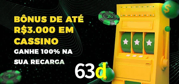 63d melhor bônus de depósito